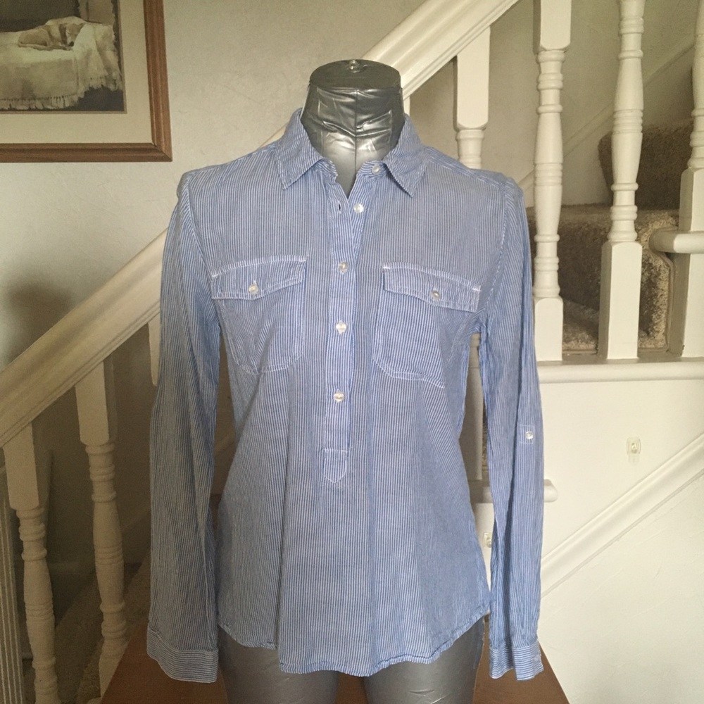 Pinstripe blouse